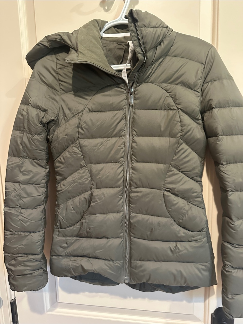 lululemon athletica Olive Green Quilted Puffer Jacket